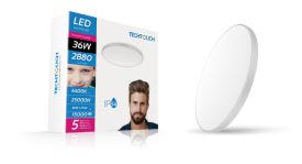 2130173  36W  Flush Ceiling IP54 6400K Silver Trim